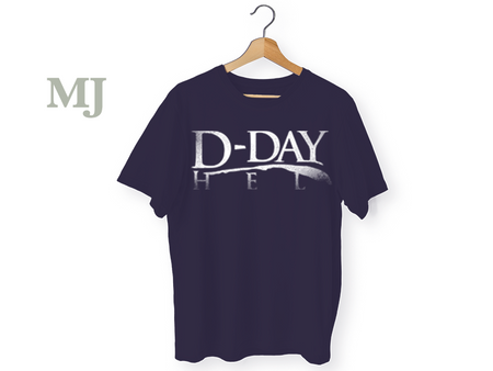 Koszulka T-shirt D-Day Hel Półwysep Granat 