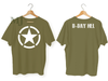 Koszulka T-shirt D-Day Hel Gwiazda Khaki 