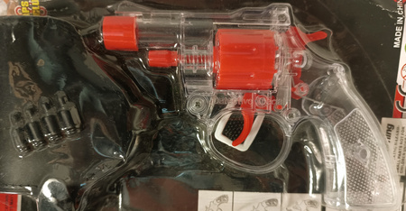 Pistolet plastikowy na kapiszony + kabura