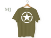 Koszulka T-shirt D-Day Hel Gwiazda Khaki 