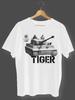 Koszulka T-shirt Chłopięca Czołg Tiger Biała