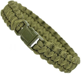 Bransoleta paracord Mil-tec olive 15mm