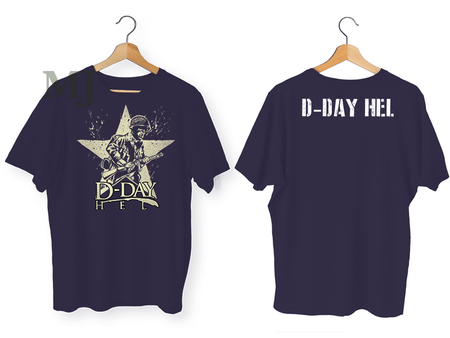 Koszulka T-shirt D-Day Hel Żołnierz Granat