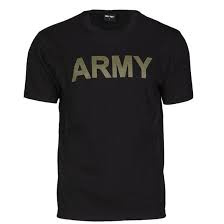 Koszulka T-shirt Mil-tec ARMY Black