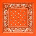 Chusta bandana pomarańczowa