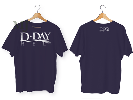 Koszulka T-shirt D-Day Hel Półwysep Granat 