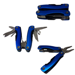 Narzędzie Multitool Traveler niebieski 9 w 1