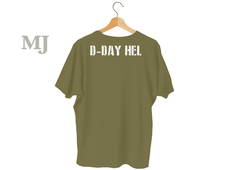 Koszulka T-shirt D-Day Hel Gwiazda Khaki 