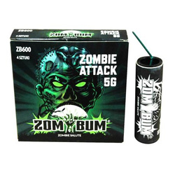 Petardy z lontem Zom Bum Zombie Attack 4szt.