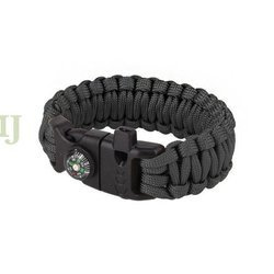 Bransoleta paracord survival 5w1 kompas krzesiwo