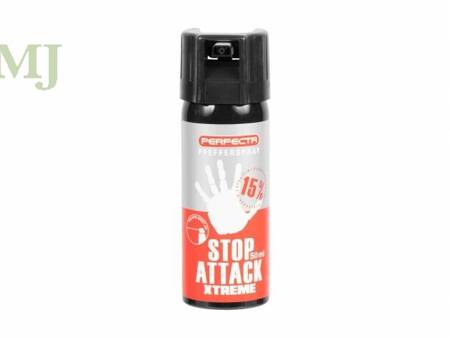 Gaz pieprzowy Perfecta Stop Attack Xtreme strumień 50 ml